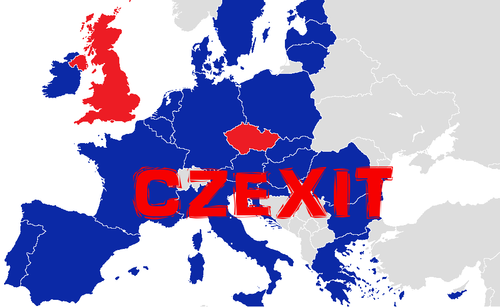 Tretina Čechov chce voliť strany s plánom exitu z EÚ